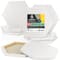 Arteza® 6" Side White Hexagon Classic Stretched Canvases, 9ct.